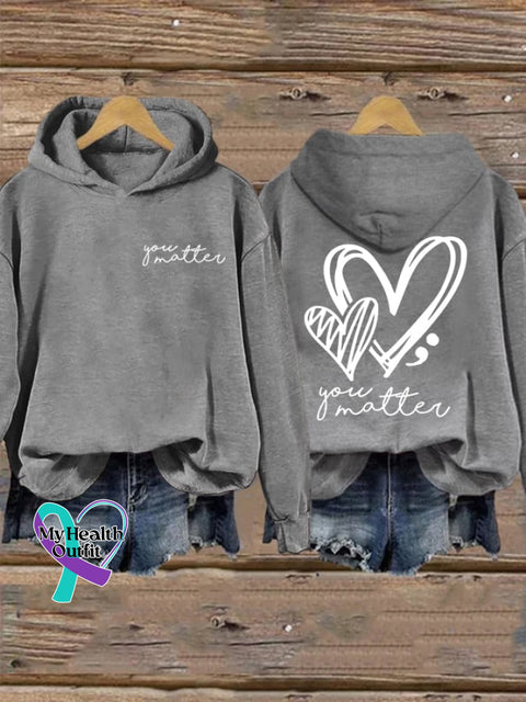 Women’s Your Matter Print Sweatshirt Grey / S