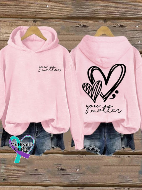 Women’s Your Matter Print Sweatshirt Pink / S