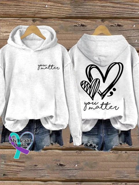 Women’s Your Matter Print Sweatshirt White / S