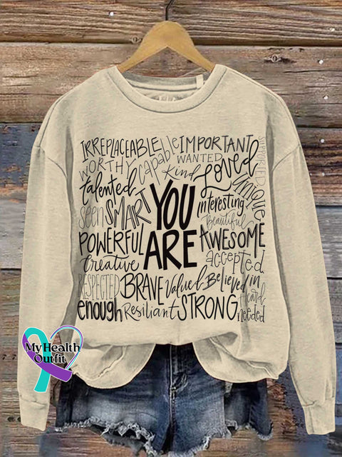 You Are Casual Sweatshirt Sand / S