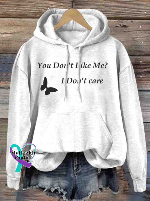 You Don’t Like Me? Casual Hoodie Sweatshirt White / S