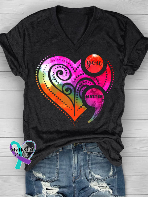 You Matter Classic T-Shirt Black / 2Xl Mental-Health-Awareness