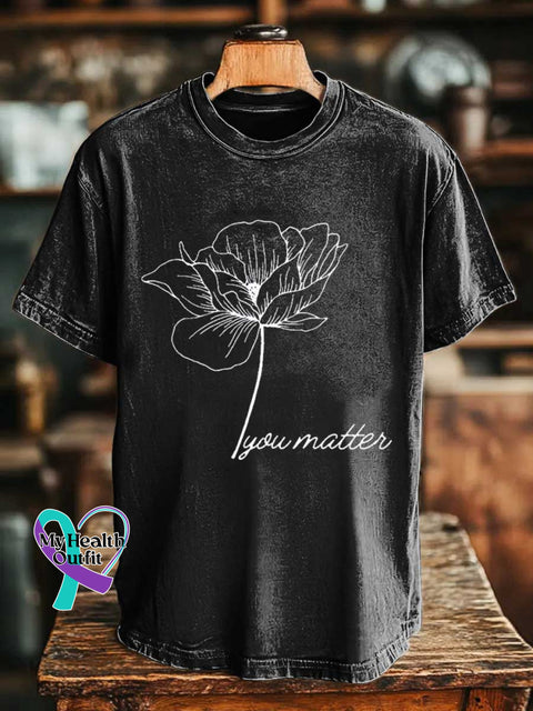 You Matter T-shirt Black / S