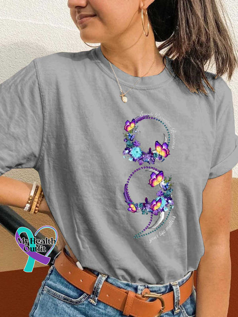 Your Life Matters SUICIDE PREVENTION AWARENESS T-shirt Grey / S