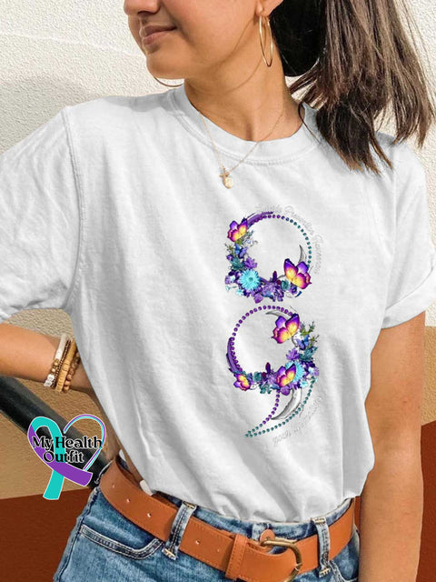 Your Life Matters SUICIDE PREVENTION AWARENESS T-shirt White / S