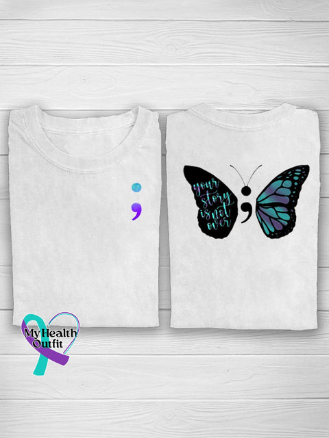 Your Story Is Not Over Casual T-Shirt White / S